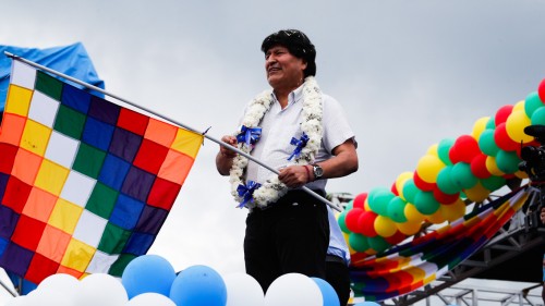 Il tour trionfale di Evo Morales tornato in Bolivia